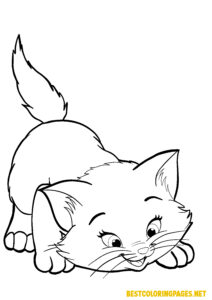 Free printable cat coloring pages