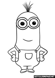 Free printable coloring pages Minions