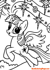Free printable coloring pages My Little Pony