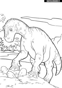 Free printable dinosaurs coloring pages