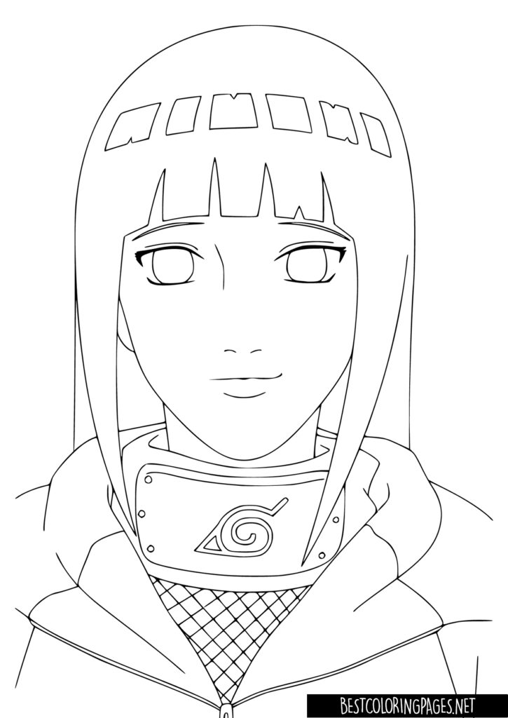 Hinata Naruto Coloring Pages