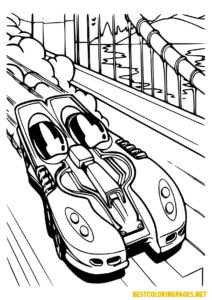 Coloring page Hot Wheels