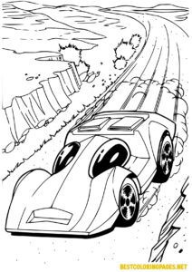 Hot Wheels coloring pages
