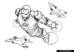 IronMan Free printable coloring pages