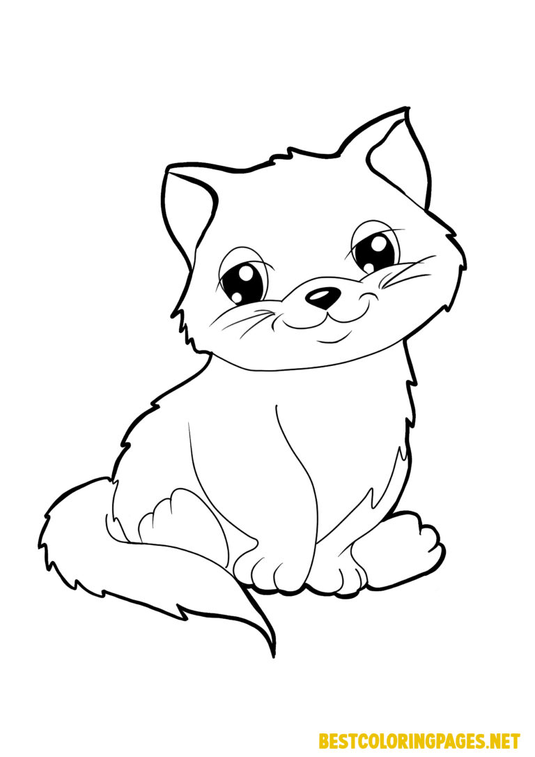 Coloring sheet Kitty