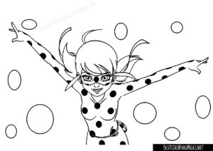 Ladybug & Cat Noir Miraculum coloring pages