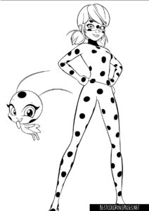 Ladybug coloring pages