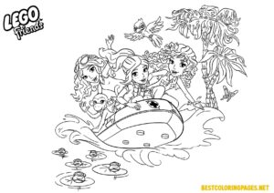 Lego Friends Coloring Book