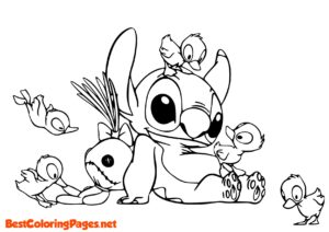 Lilo Stitch coloring pages