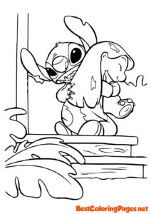 Lilo and Stitch coloring pages to print