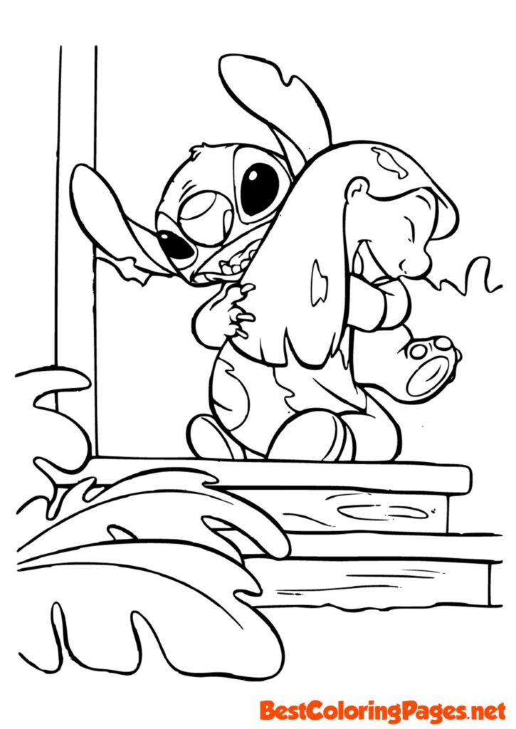 Lilo and Stitch coloring pages to print