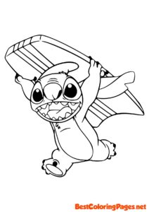 Lilo and Stitch coloring sheets