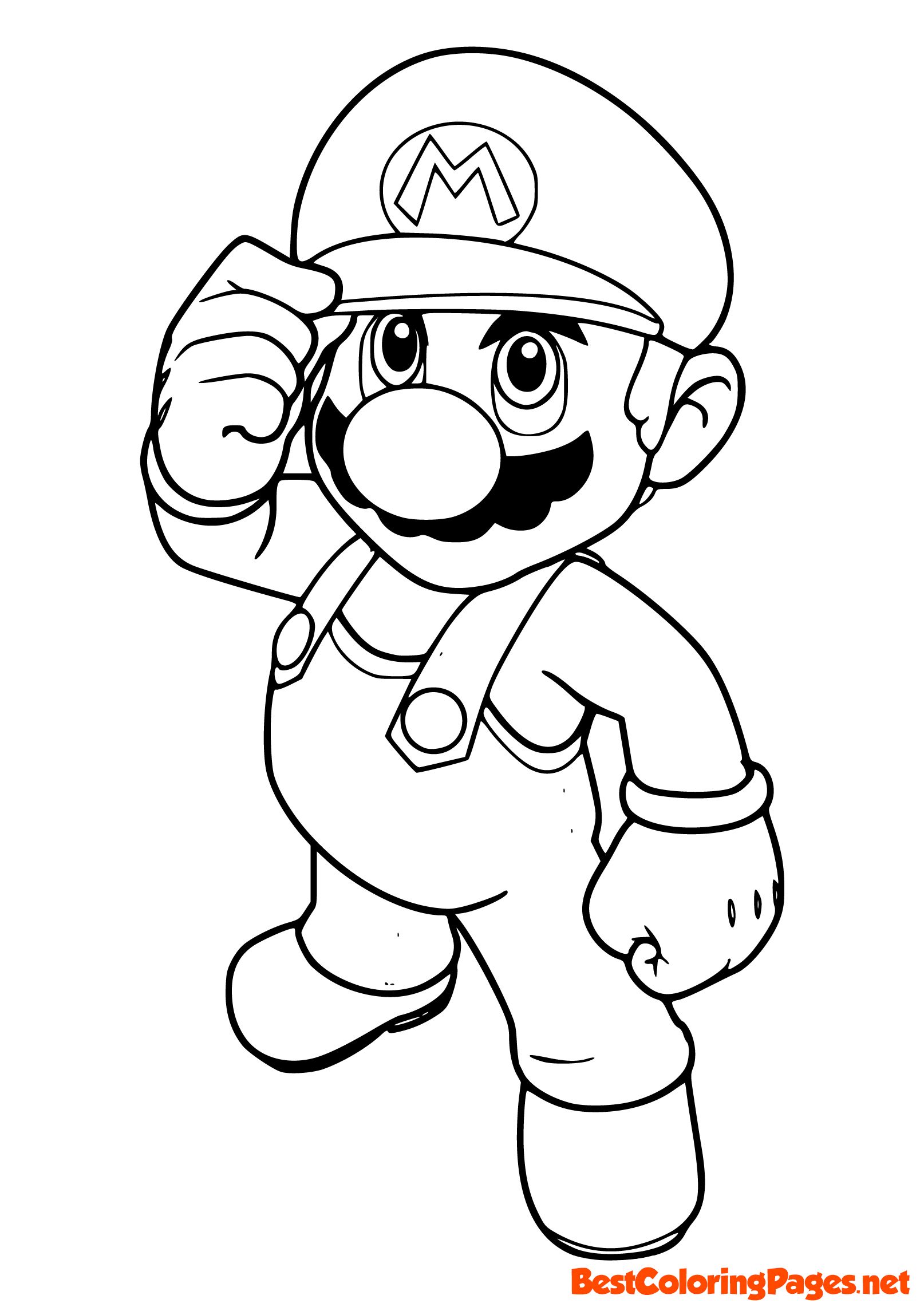 Super Mario Coloring Book: A Fabulous Coloring Book For Adults For  Relaxation And Stress Relief . Plenty Of Super Mario Illustrations coloring  pages