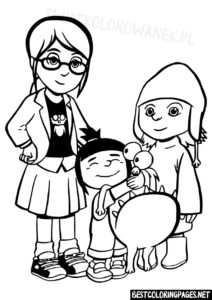 Minions Coloring Page