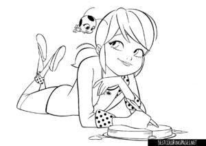 Miraculous free printable coloring page (2)
