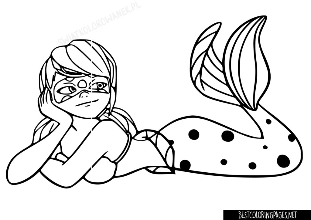 Miraculum Tales of Ladybug & Cat Noir coloring page