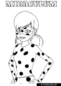 Miraculum Tales of Ladybug and& Cat Noir coloring page