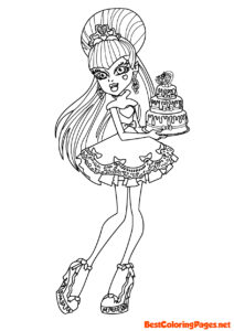 Monster High colouring books for girls