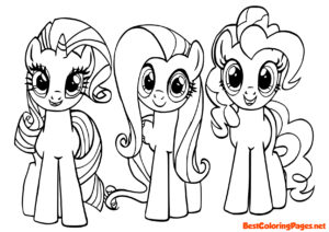 My Little Pony coloring pages for print