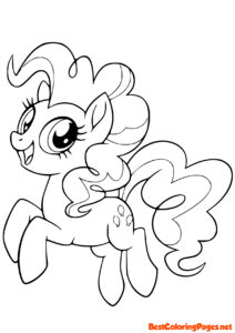 My Little Pony Pinkie Pie Coloring Pages 