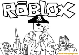 Pirates Roblox coloring page