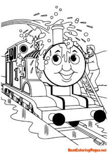 Printable Thomas The Train Coloring Pages 2