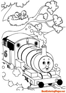 Printable Thomas The Train Coloring Pages 3