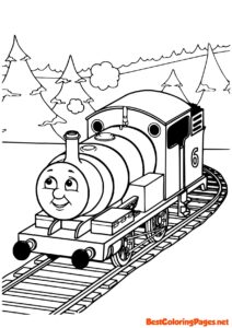 Printable Thomas The Train Coloring Pages 4