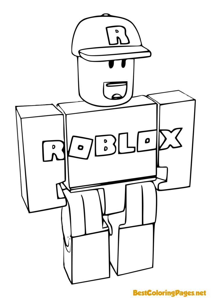 Roblox Avatar coloring pages