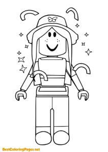 Roblox Girl Coloring Pages - 2 Free Coloring Sheets (2021)  Coloring pages  for girls, Free printable coloring sheets, Princess coloring pages