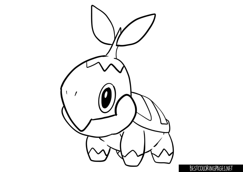 Small Pokemon coloring page