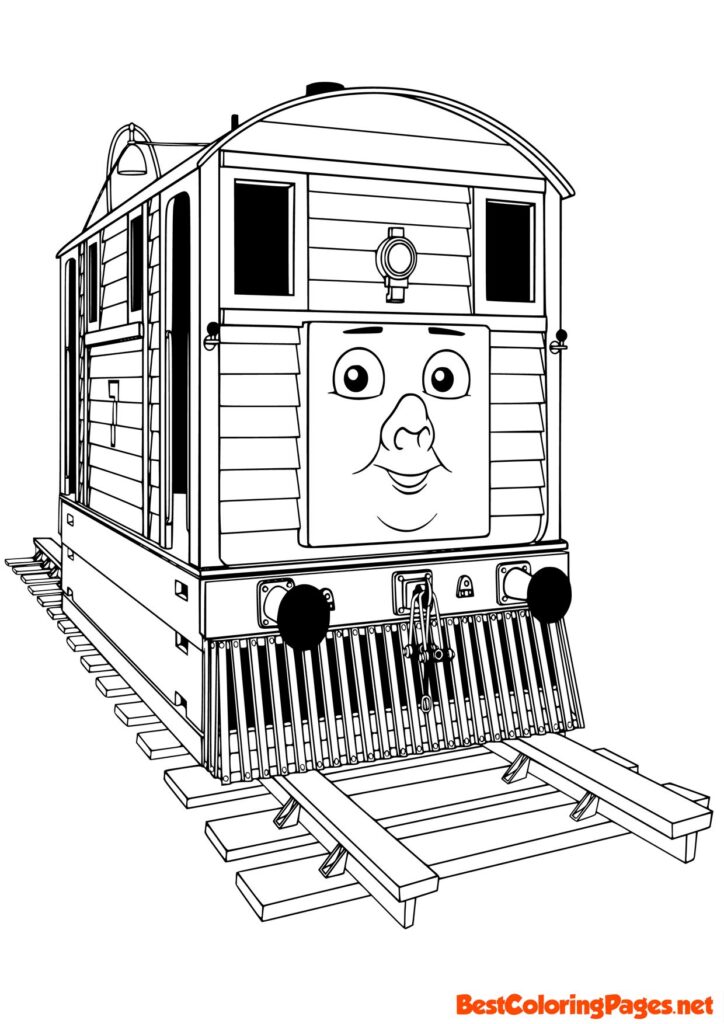 Thomas the Train Coloring Page