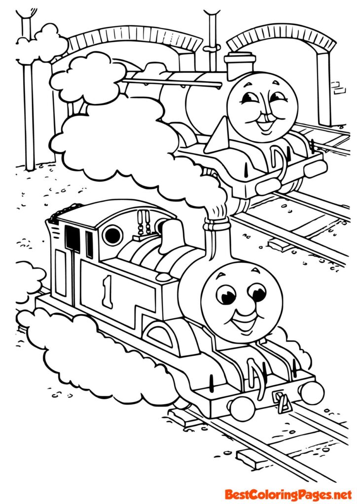 Thomas the Train Coloring Pages