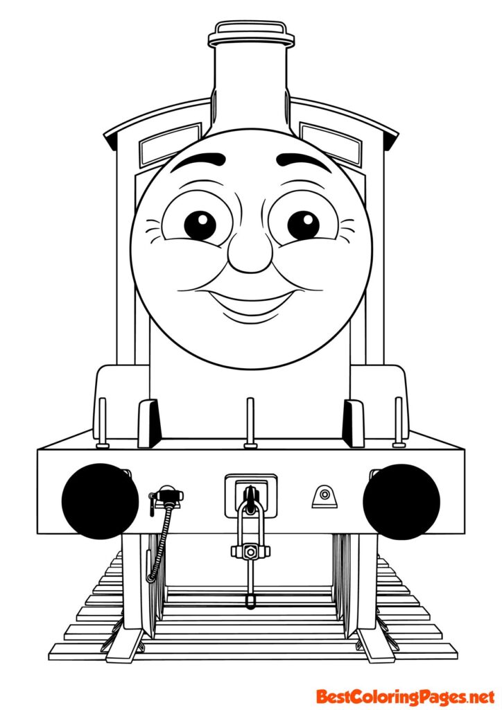 Thomas the Train Coloring Sheet 2