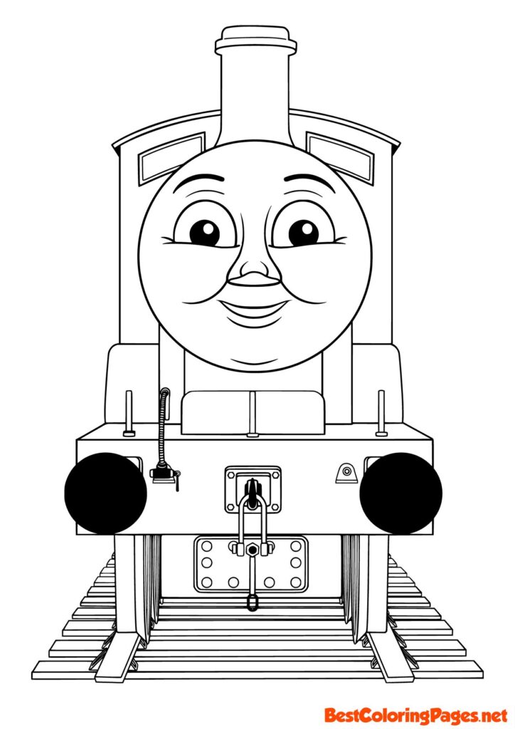 Thomas the Train Coloring Sheet