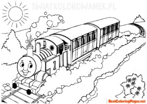 Thomas the Train Colouring page