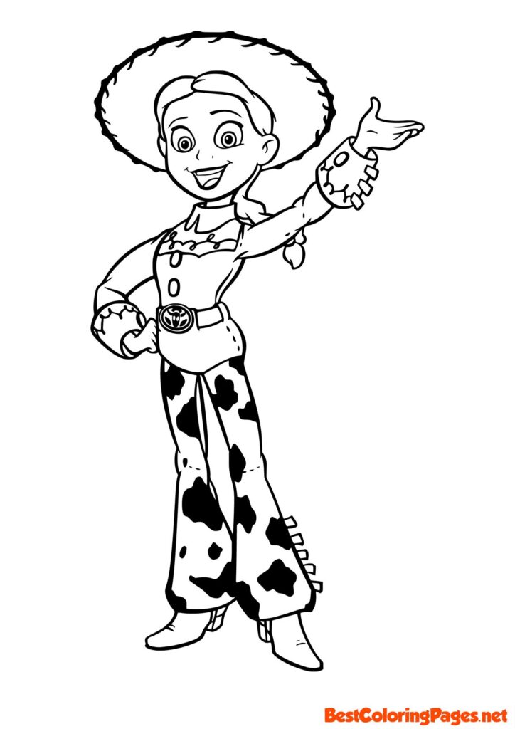 Toy Story Jessie coloring pages