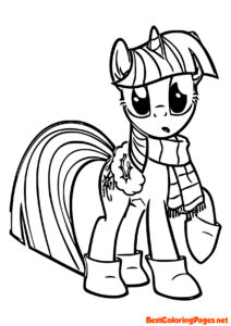 Twilight Sparkle My Little Pony coloring pages