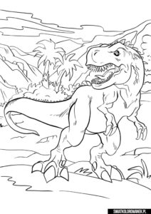 Tyranosaurus Rex Coloring Page