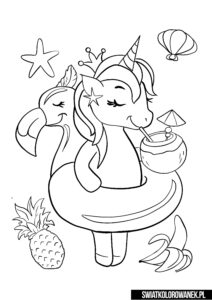 Unicorn Coloring Pages for kids