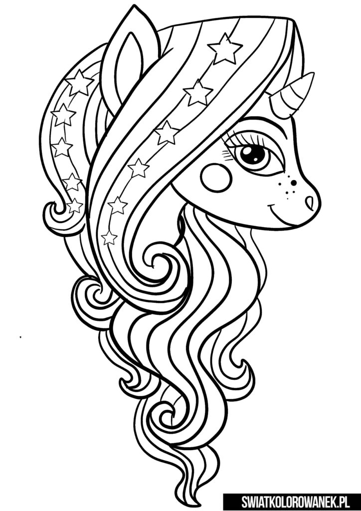 Unicorn Coloring Pages free printable