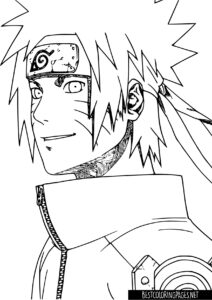 Uzumaki Naruto Coloring Sheet