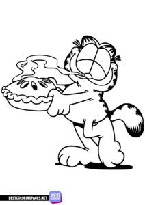Garfield printable coloring pages