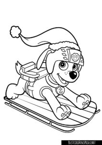 Arrby Paw Patrol coloring book