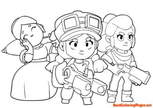 Brawl Stars Coloring pages