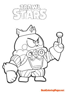 Brawl Stars Lou coloring page