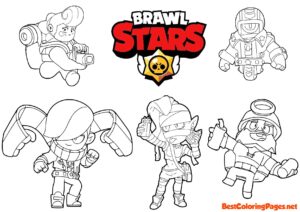 Brawl Stars coloring page