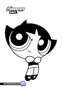 Buttercup Powerpuff Girls coloring page