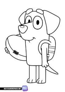 Coloring page Lucky