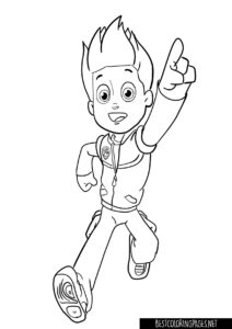 Paw Patrol Coloring Pages Ryder